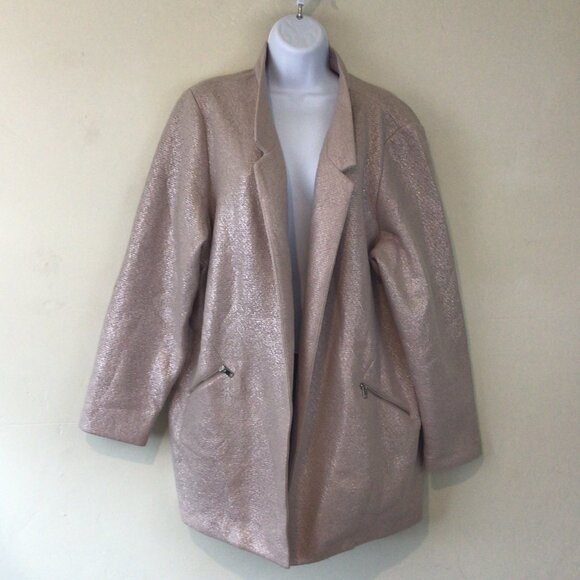 Apt. 9 Jackets & Blazers - APT 9 Pink Silver Boho Shabby Chic Jacket